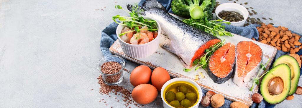 Omega-3 fatty acid rich foods.